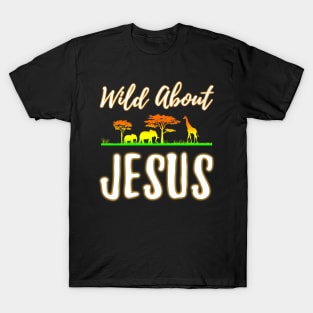 Wild About Jesus Sunday School Teacher Pastor T-Shirt